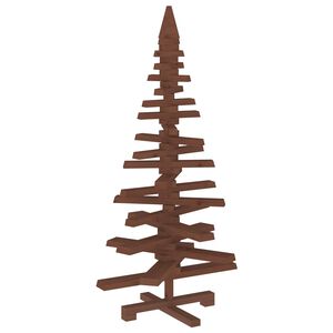 vidaXL Holz Weihnachtsbaum KOTKA 120 cm Massives Kiefernholz