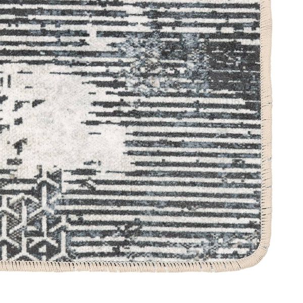 vidaXL Teppich Waschbar Mehrfarbig 190x300 cm