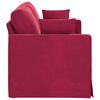 vidaXL Sofa Weinrot Gesamtabmessungen: 158 x 78 x 80 cm (B x T x H)