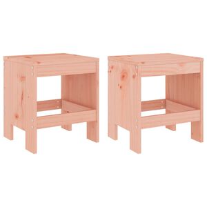 vidaXL Gartenhocker 2 Stk. 40x36x45 cm Massivholz Douglasie
