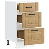 vidaXL Küchen-Unterschrank Lucca Artisan-Eiche Holzwerkstoff