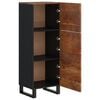 vidaXL Highboard mit 3 T&uuml;ren 40x33x110 cm Altholz Massiv & Eisen