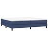 vidaXL Boxspringbettgestell Blau 200x200 cm Stoff