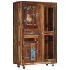 vidaXL Highboard 90x42x142 cm Altholz Massiv