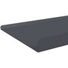 vidaXL Schwebendes Regal 4 pcs Anthrazit 30 x 18 x 2,5 cm Stahl