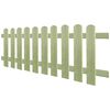 vidaXL Lattenzaun Kiefernholz Impr&auml;gniert 170 x 60 cm 6/9 cm