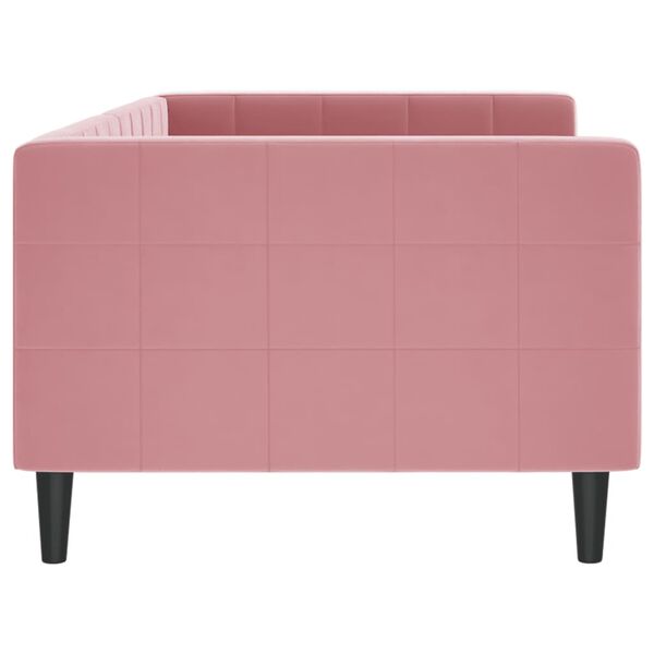 vidaXL Tagesbett Rosa 90x200 cm Samt