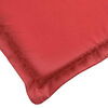 vidaXL Sonnenliegen-Auflage Rot 180x60x4 cm Oxford-Gewebe
