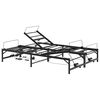 vidaXL Elektrisch verstellbares Bettgestell Schwarz 120 x 200 cm Stahl