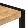 vidaXL Esstisch 120x55x76 cm Raues Mangoholz