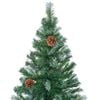 vidaXL Künstlicher Weihnachtsbaum Grün 150 cm PVC und Stahl