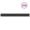 vidaXL Raseneinfassung 50 Stk. 10 x 103 cm Kaltgewalzter Stahl Schwarz