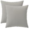 vidaXL Kissenbezug 2 pcs HEERLEN Grau 40 x 40 cm Polyester
