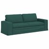 vidaXL Sofa 2 pcs Dunkelgr&uuml;n