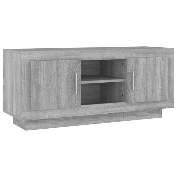 vidaXL TV-Schrank Grau Sonoma 102x35x45 cm Holzwerkstoff