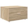 vidaXL Schreibtisch Sonoma-Eiche 131,5 x 50 x 106,5 cm Holzwerkstoff