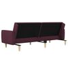 vidaXL Schlafsofa 2-Sitzer Lila Stoff