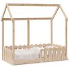 vidaXL Kinderbett Hausbett 70x140 cm Massivholz Kiefer