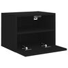 vidaXL TV-Wandschrank Schwarz 40x30x30 cm Holzwerkstoff