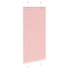 vidaXL Plissee Rosa 60x100 cm Stoffbreite 59,4 cm Polyester