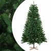 vidaXL K&uuml;nstlicher Weihnachtsbaum 120 cm PVC und massives Kiefernholz
