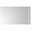 vidaXL LED-Badezimmerspiegel Transparent 60 x 30 cm Geh&auml;rtetes Glas