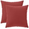 vidaXL Kissenbezug 2 pcs HEERLEN Weinrot 30 x 30 cm Polyester