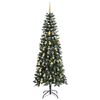 vidaXL K&uuml;nstlicher Weihnachtsbaum mit 300 LEDs mit St&auml;nder Gr&uuml;n 210 cm