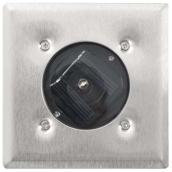 Solarlampe 6 x Quadrat Bodenbeleuchtung Gartenlampe LED