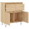 vidaXL Sideboard Sonoma-Eiche 60x35x70 cm Holzwerkstoff