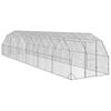 vidaXL H&uuml;hnerstall 2,5x12x2,25 m Verzinkter Stahl