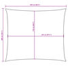 vidaXL Sonnensegel Oxford-Gewebe Rechteckig 2x2,5 m Anthrazit