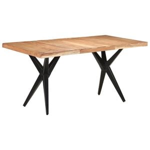 vidaXL Esstisch 160x80x76 cm Massivholz Akazie