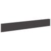 vidaXL Rasenkante 20 stk. 100 x 15 cm Stahl Schwarz