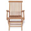 vidaXL 5-tlg. Garten-Essgruppe Klappbar Massivholz Teak