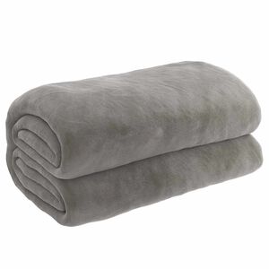 vidaXL Gewichtsdecke mit Bezug Grau 138x200 cm 6 kg Stoff