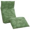 vidaXL Sonnenliege Klappbar Blattmuster 175x54x8,5 cm Oxford-Gewebe