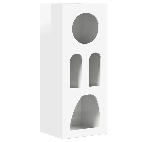 vidaXL Sideboard Hochglanz Wei&szlig; 40 x 35 x 100,5 cm Holzwerkstoff