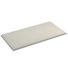 vidaXL Wandkopfteilen 12 pcs Creme 30 x 15 cm Samt