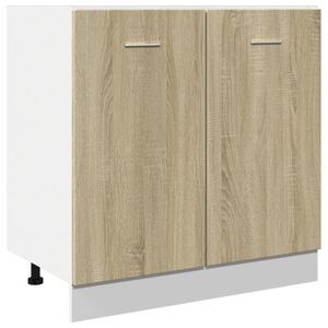vidaXL Unterschrank Lyon Sonoma-Eiche 80x46x81,5 cm Holzwerkstoff
