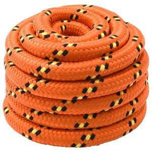 vidaXL Bootsseil 3 mm 50 m Orange
