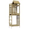 vidaXL Spielturm Braun 52,5 x 85 x 238 cm Massives impr&auml;gniertes Holz