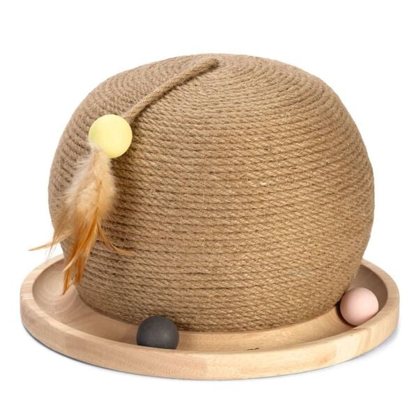 Designed by Lotte Spiel- und Kratzball Mila 29,5x22 cm Holz