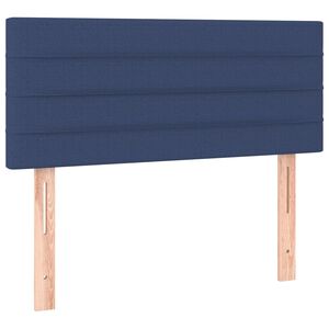 vidaXL Kopfteil Blau 80x5x78/88 cm Stoff