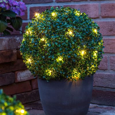 HI Buchsbaumkugel mit LED Durchmesser 35 cm