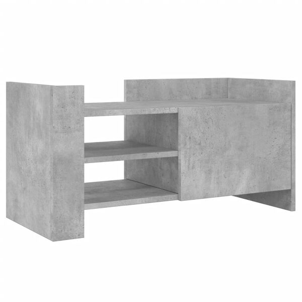 vidaXL TV-Schrank Betongrau 80x35x40 cm Holzwerkstoff
