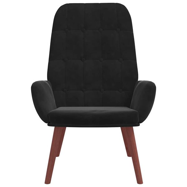 vidaXL Relaxsessel Schwarz Samt