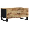 vidaXL Couchtisch 80x50x40 cm Massivholz Mango & Holzwerkstoff