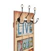 vidaXL Wandgarderobe mit 6 Haken 120 x 40 cm "LE LIFE"