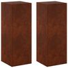 vidaXL Pflanzenst&auml;nder 2 pcs Rostoptik 30 x 30 x 80 cm Wetterfeststahl